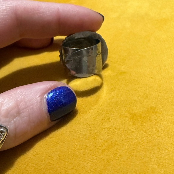 Handmade STERLING adjustable ring - Picture 3 of 4